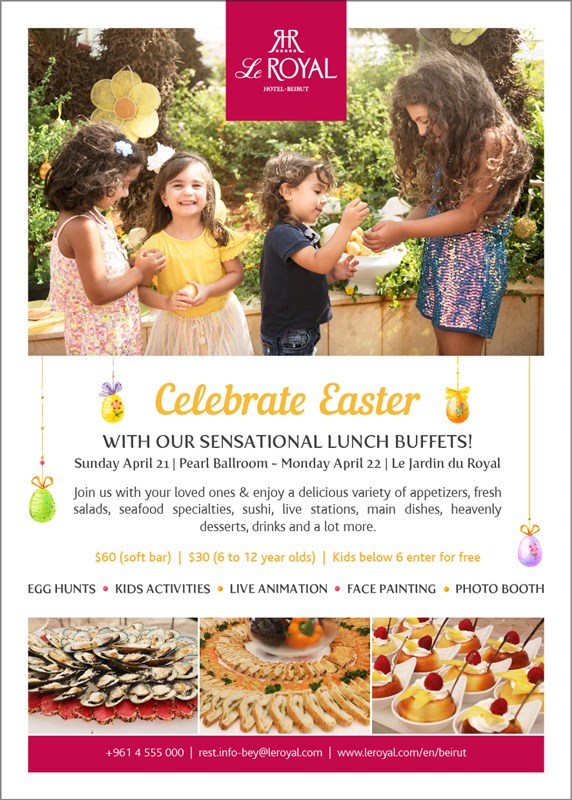 Easter Sunday Lunch at Le Royal